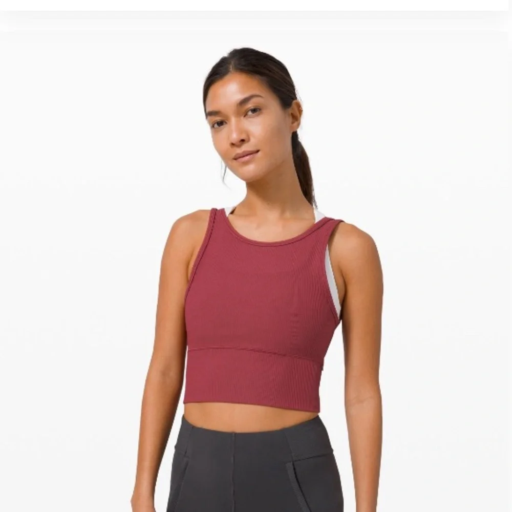 Lululemon Power Pivot Ribbed Tank Top - Picture 3 of 4